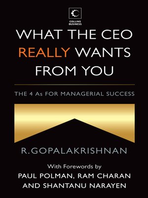 cover image of What the Ceo Really Wants From You